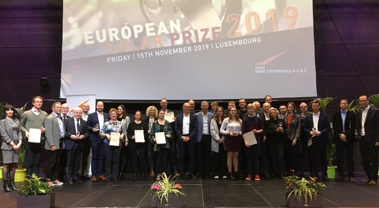 Die Gewinner des Europäische Solarpreises 2019 - 2SOL-Projekt St. Franziskus wurde ausgezeichnet
