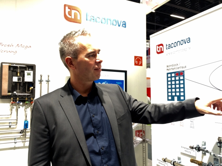 Taconova mit eigenem Stand an der Swissbau.