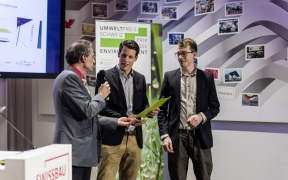 BS2 bei der Verleihung des Energiepreises Schweiz
